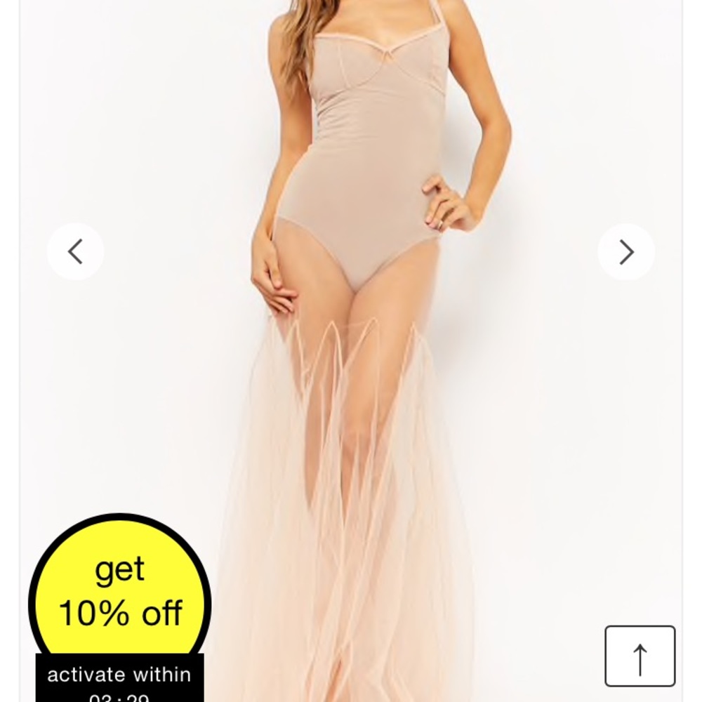 NWT SHEER GOWN